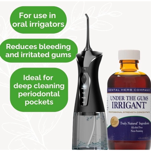 Dental Herb Company Under The Gums Irrigant Concentrate For‎ Oral Cleaning 4 oz - Picture 4 of 12